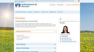 
                            8. Raiffeisenbank eG Baunatal Formulare
