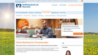 
                            5. Raiffeisenbank eG Baunatal Online-Banking Firmenkunden