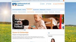 
                            12. Raiffeisenbank eG Baunatal Sparen Geldanlage
