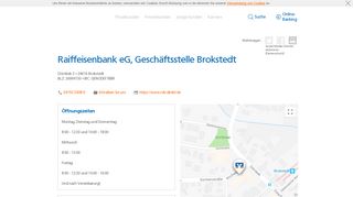 
                            1. Raiffeisenbank eG, Geschäftsstelle Brokstedt,Dörnbek 3 - Volksbank ...