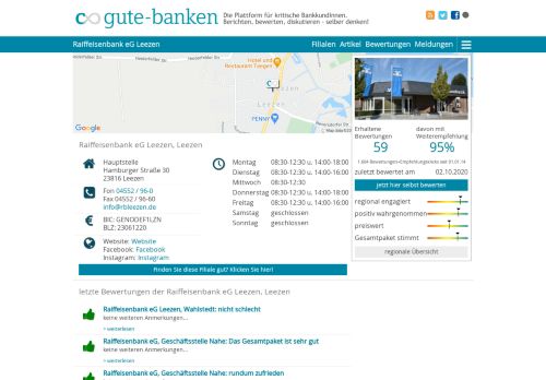 
                            8. Raiffeisenbank eG, Geschäftsstelle Stuvenborn: Bewertungen ...