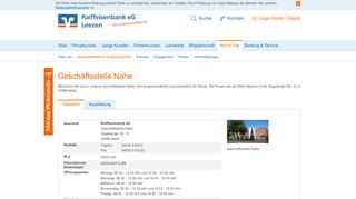
                            8. Raiffeisenbank eG Leezen - Geschäftsstelle 1 - BIC GENODEF1LZN