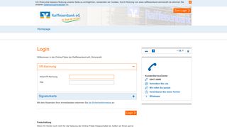 
                            6. Raiffeisenbank eG, Simmerath Online-Filiale - BLZ 37069642 - BIC ...