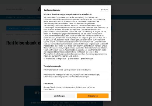 
                            11. Raiffeisenbank ehrt Mitarbeiter - Nachrichten Donauwörth ...
