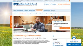 
                            6. Raiffeisenbank Eifeltor eG Online-Banking Firmenkunden