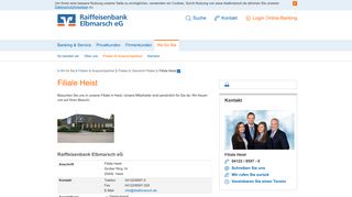 
                            8. Raiffeisenbank Elbmarsch eG Filiale Heist
