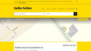 
                            6. Raiffeisenbank Elisabethfehn eG 26676 Barßel-Elisabethfehn ...