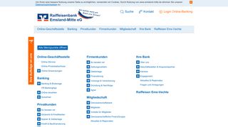 
                            6. Raiffeisenbank Emsland-Mitte eG Sitemap
