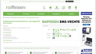 
                            10. Raiffeisenbank Emsland-Mitte eG - Warengeschäft Ems-Vechte ...