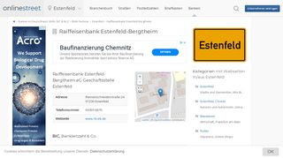 
                            9. Raiffeisenbank Estenfeld-Bergtheim: BIC für Bankleitzahl 79063060