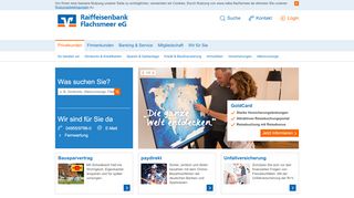 
                            1. Raiffeisenbank Flachsmeer eG: Privatkunden