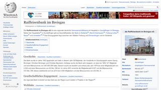 
                            4. Raiffeisenbank Gundelfingen – Wikipedia
