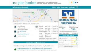 
                            10. Raiffeisenbank Hallertau eG: Bewertungen, Öffnungszeiten, Artikel ...