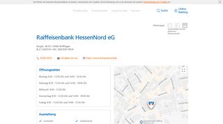 
                            6. Raiffeisenbank HessenNord eG,Burgstr. 28-30 - Volksbank ...