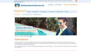 
                            9. Raiffeisenbank Hirschau eG Online-Service