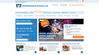 
                            1. Raiffeisenbank Hirschau eG Privatkunden
