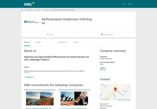
                            13. Raiffeisenbank Holzkirchen-Otterfing eG als Arbeitgeber | XING ...