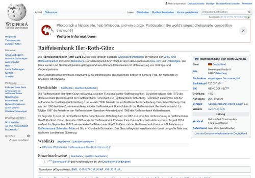 
                            9. Raiffeisenbank Iller-Roth-Günz – Wikipedia