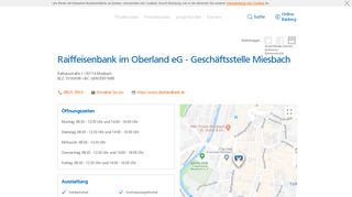 
                            9. Raiffeisenbank im Oberland eG - Geschäftsstelle Miesbach ...