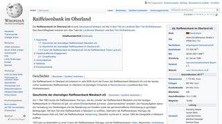 
                            11. Raiffeisenbank im Oberland – Wikipedia