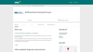 
                            10. Raiffeisenbank Kissing-Mering eG als Arbeitgeber | XING ...