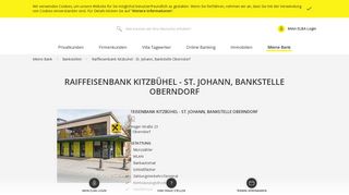 
                            2. Raiffeisenbank Kitzbühel - St. Johann, Bankstelle Oberndorf
