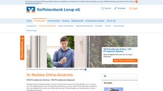 
                            10. Raiffeisenbank Lorup eG Online-Girokonto