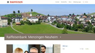 
                            1. Raiffeisenbank Menzingen-Neuheim - Raiffeisen Schweiz