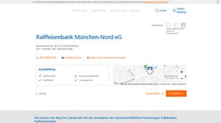 
                            9. Raiffeisenbank München-Nord eG,Bezirksstrasse 46 - Volksbank ...