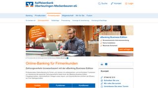 
                            2. Raiffeisenbank Oberteuringen-Meckenbeuren eG Online-Banking