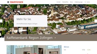
                            1. Raiffeisenbank Region Zofingen - Raiffeisen Schweiz