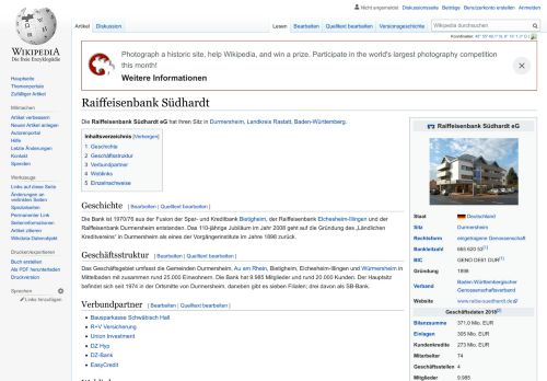 
                            12. Raiffeisenbank Südhardt – Wikipedia