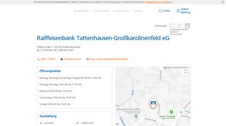 
                            5. Raiffeisenbank Tattenhausen-Großkarolinenfeld eG,Pfälzer Straße 1 ...