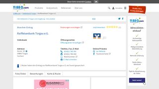 
                            4. Raiffeisenbank Torgau eG | Tel. (03421) 740-3... - 11880.com