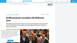 
                            12. Raiffeisenbank verwaltet 490 Millionen Euro - Oberhessische Presse