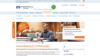 
                            3. Raiffeisenbank Wangen eG Online-Banking Firmenkunden