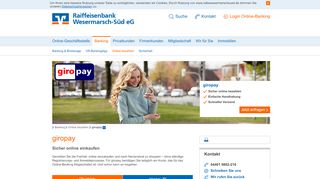 
                            8. Raiffeisenbank Wesermarsch-Süd eG giropay
