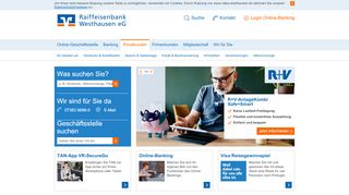 
                            1. Raiffeisenbank Westhausen eG: Privatkunden