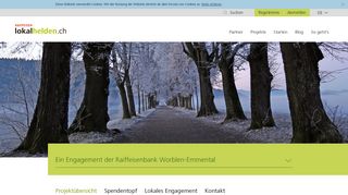 
                            9. Raiffeisenbank Worblen-Emmental - lokalhelden.ch - Crowdfunding ...