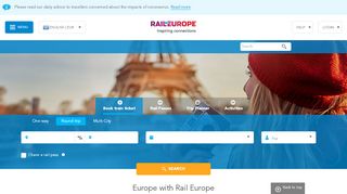 
                            12. Rail Europe - Rail travel planner Europe - Train travel in Europe ...