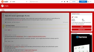 
                            4. Rails API: Social Login(Google, FB, etc) : rails - Reddit