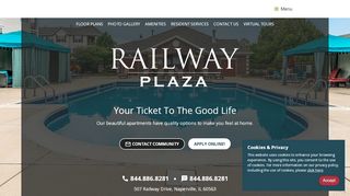 
                            7. Railway Plaza Apartments | Luxury Apartments in Naperville IL