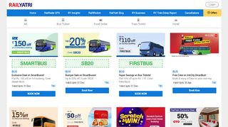 
                            12. RailYatri discount coupons cashback offers promo code online