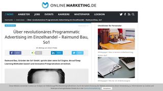 
                            11. Raimund Bau, So1 - OnlineMarketing.de