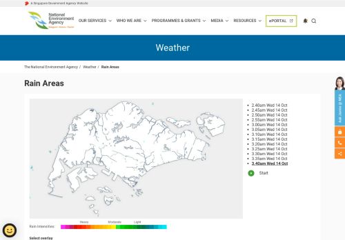 
                            4. Rain Areas - NEA