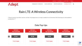 
                            2. Rain LTE-A - Adept ICT