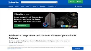 
                            5. Rainbow Six: Siege - Leaks zu Y4S1: Nächster Operator hackt Drohnen