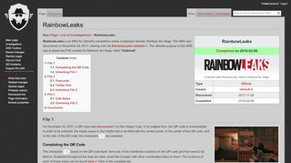 
                            4. RainbowLeaks - Game Detectives Wiki