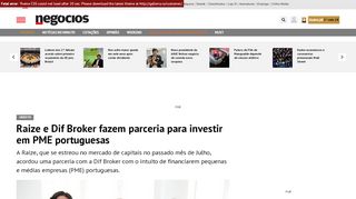 
                            12. Raize e Dif Broker fazem parceria para investir em PME portuguesas