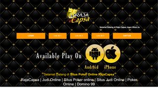 
                            10. Rajacapsa Agen Judi Poker dan Domino Uang Asli Resmi Terpercaya